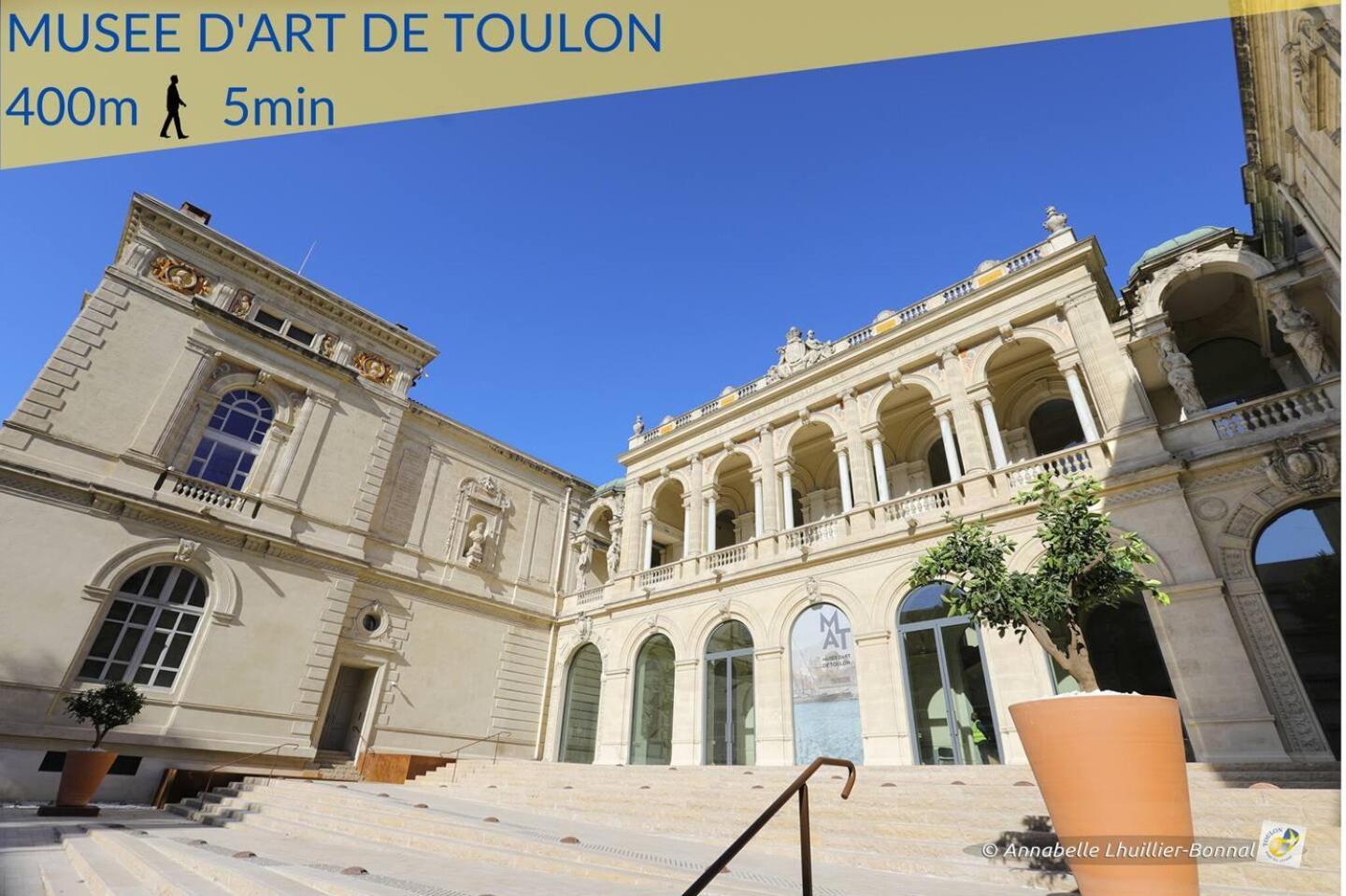 #3 Toulon Centre, Balcon, Lumineux, Stationnement Facile, Tout Confort エクステリア 写真