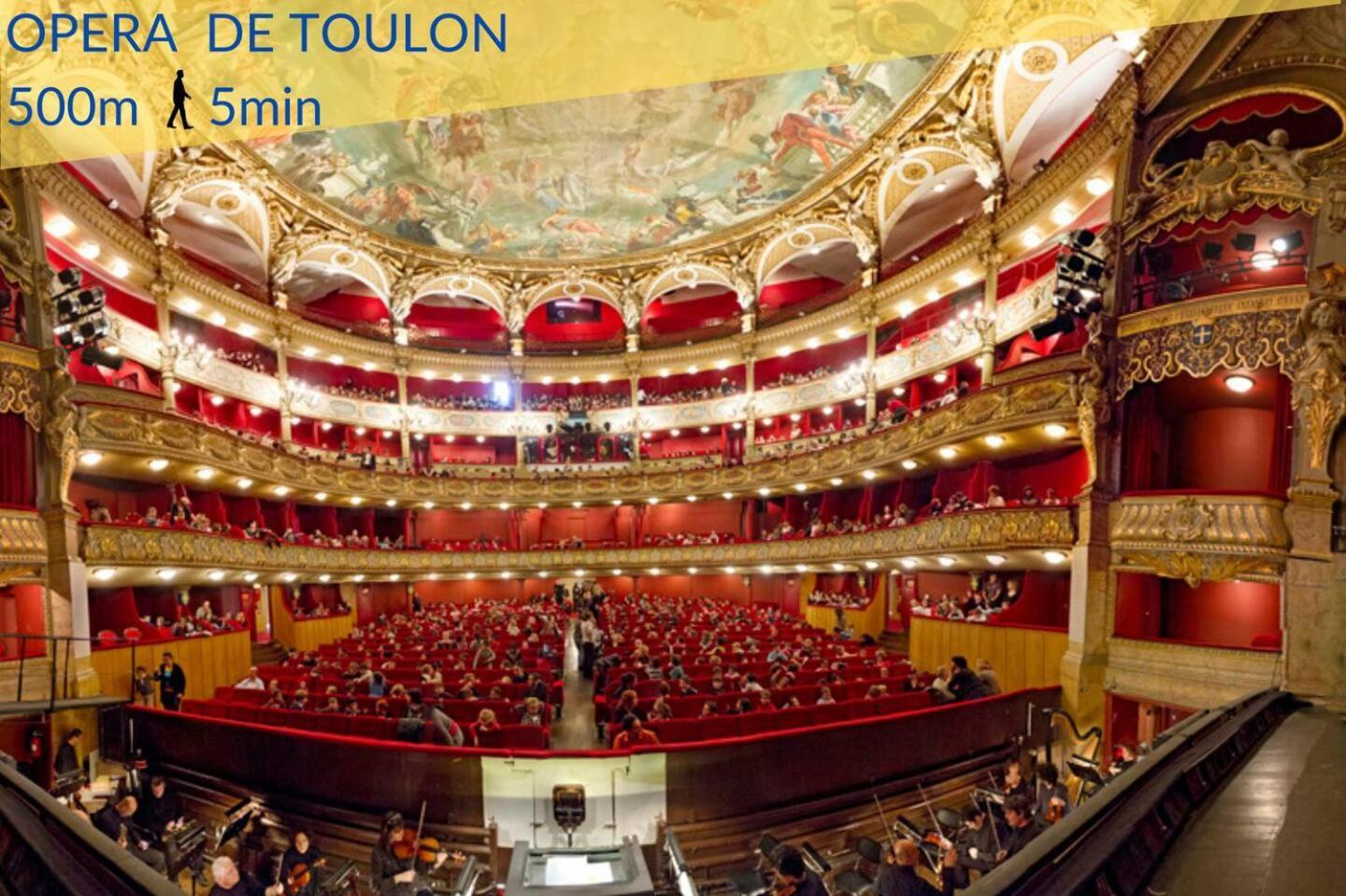 #3 Toulon Centre, Balcon, Lumineux, Stationnement Facile, Tout Confort エクステリア 写真